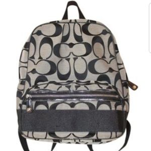 COACH SIGNATURE (BLACK) BACKPACK BAG F77171